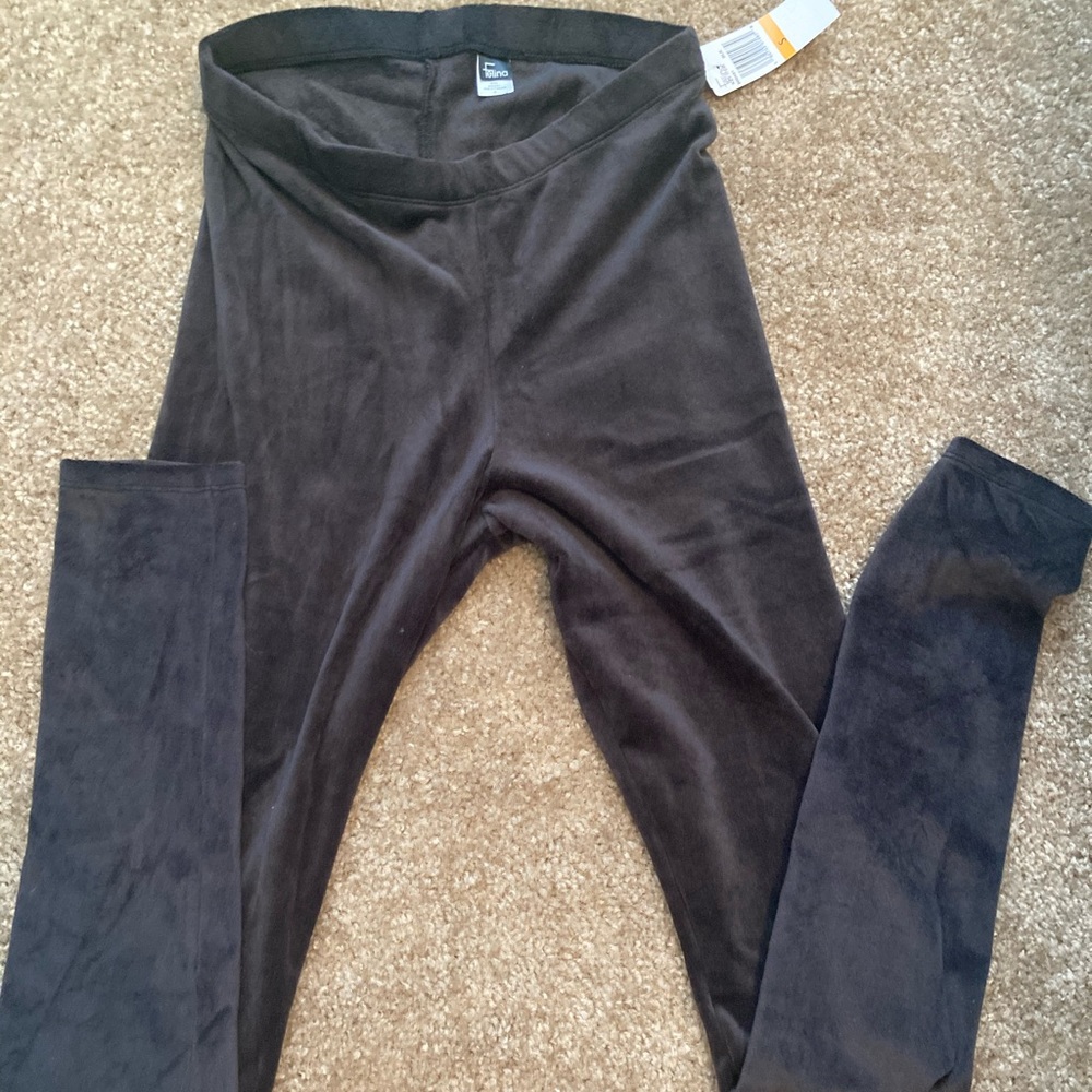 Velour leggings